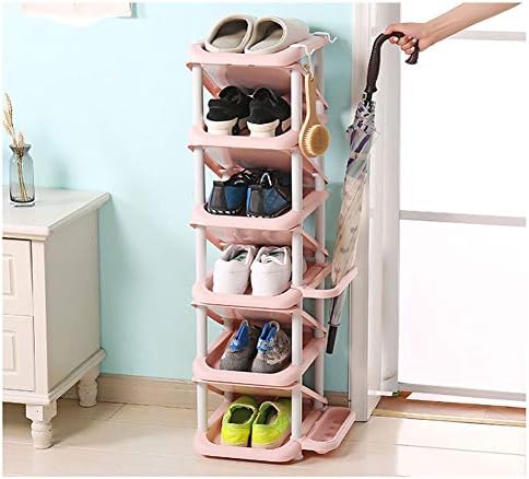 Jqmjcxj stalak za obuću, višeslojni jednostavan domaćinski uski otvor za uski otvor za cipele