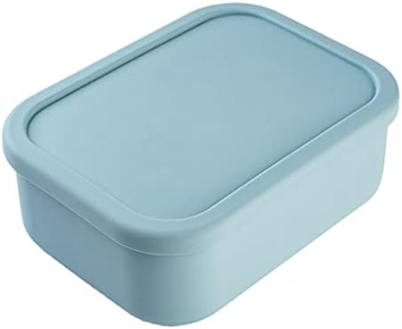 Lhllhl Silikon Bento kutija izdržljiva ručak s ručkama sa 3 pretinca za skladišni spremnik za skladištenje hrane sa poklopcem za ručak za grickalice