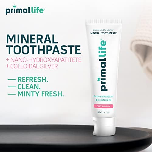 Primalni život - prljava usta prirodna alkalizirajuća pasta za zube, hidroksipatata, aromatizirana esencijalna ulja, prirodni kaolin,