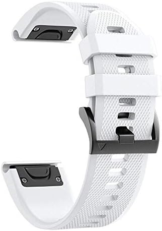 DJDLFA 26 22mm Silikon Brzo otpuštanje za Garmin Fenix ​​7 7x 6 6x Pro 5x 5 Plus 3 HR MK2 Easyfit Smart Watch Band Correa