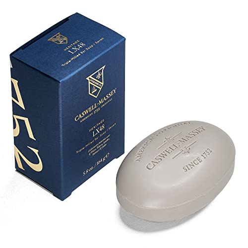 Caswell-Massey Heritage Jockey Club Single Soap Bar, mirisni & hidratantni sapun za kupanje za muškarce & amp; žene, proizveden u SAD-u, 5.8 Oz