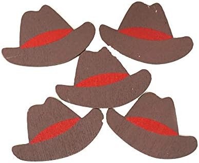 Homeford Mali kaubojski šešir Drvene favorize, 1-1 / 2-inčni, 100 broji