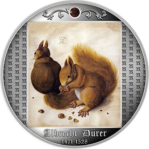 2021 DE Albrecht Dürer Powercoin Chipmunks Silver Coin 500 Francs Kamerun 2021 Dokaz