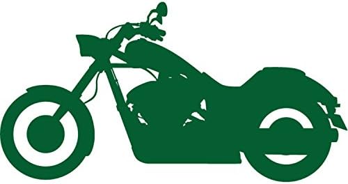 Wallstyle + WS-212 Zidna naljepnica, motocikl, 17,7 x 35,4 inča, avenue zelena