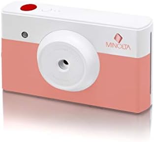 Minolta Instapix 2 u 1 instant Print digitalna kamera & amp; Bluetooth štampač, Coral Pink