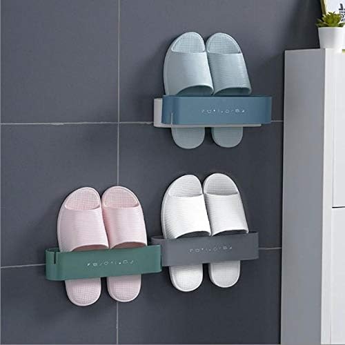 ZLASS stalak za obuću za ormar Creative zidni klizanje stalak za pohranu kupaonica zidna stalak za cipele sandale i papuče stalak za kupaonicu za ulaz, hodnik i ormar