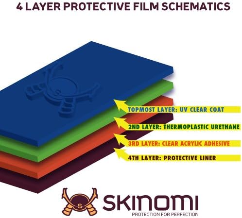 Skinomi zaštitnik ekrana kompatibilan sa Motorola Droid Bionic Clear TechSkin TPU HD filmom protiv mjehurića