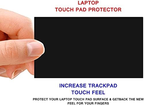 Ecomaholics Premium Trackpad Protector za Dell Inspiron 5510 Laptop, Black touch pad Cover Anti Scratch Anti Fingerprint Matte, laptop Accessories