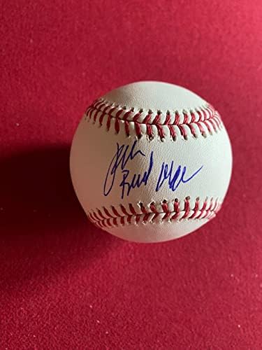 John Cusack Autographing MLB bejzbol W / Buck Weaver Ins. - AUTOGREMENA BASEBALLS