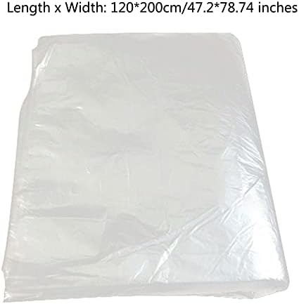 ZFAZF 100kom Spa posteljina za jednokratnu upotrebu plastični listovi tabela za masažu, kauč poklopac za masažne stolove Vodootporan, otporan na ulje 47.2*78.74
