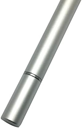 Boxwave Stylus olovkom Kompatibilan je s MicroMax u 2c - Dualtip Capacitiv Stylus, Fiber Tip Disc Tip kapacitivni olovka za mikroMax u 2C - Metalno srebro