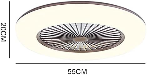 Fabrička cijena Moderni dnevni boravak osvjetljenje ventilator LED-a Stepless zatamnjenje stropne ventilatore Simplicity Akrilni ventilator