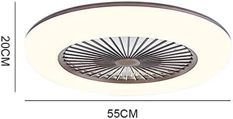 Fabrička cijena Moderni dnevni boravak osvjetljenje ventilator LED-a Stepless zatamnjenje stropne ventilatore Simplicity Akrilni ventilator za dječju sobu Study Study Spavaća soba Daljinski upravljač Perfect Dec