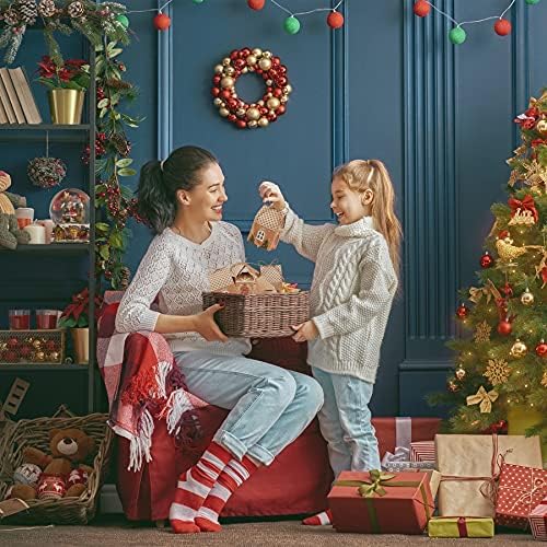 TipKupovina 20 božićnih bombona tretira kutije za poklon darujući male torbe od kraft papira za djecu sa Xmas stablom za zabavu