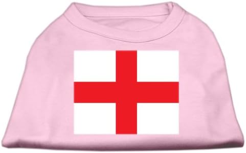 Mirage PET proizvodi 18-inčni košulj za zaslon St. George Cross English zastava za kućne ljubimce, XX-velika, svijetlo ružičasta