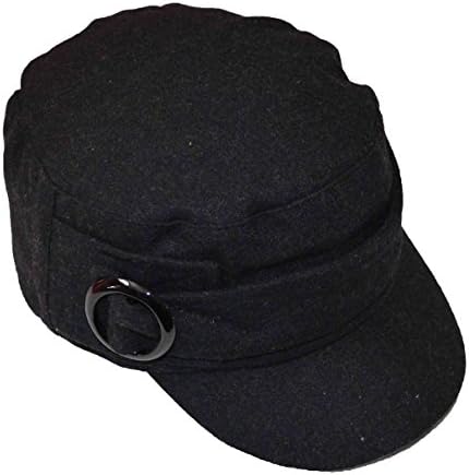 Nayt vunena mješavina vojno stil nestrukturirana vojska kapa sa prstenom crnim