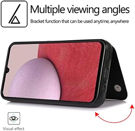 Bbjjkkz za Samsung Galaxy A54 5G futrola sa držačem kartice, vrhunska PU Koža Flip dvostruka magnetna kopča izdržljiva zaštitna torbica