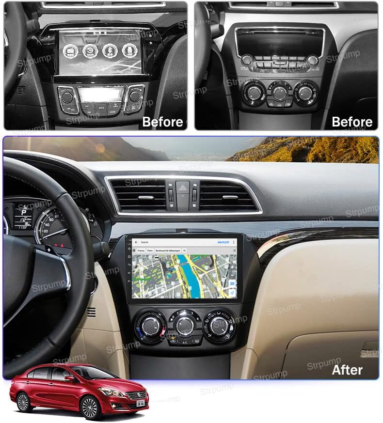 9 Android 10 In Dash Auto Stereo Radio za Suzuki Ciaz 2012 13 14 15 16 GPS navigaciona Glavna jedinica Carplay Android Auto DSP 4G
