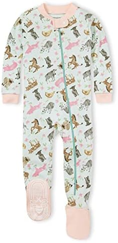 Burt's Bees Baby baby-boys spavaju i igraju pidžame, organski pamuk Jednodijelni kombinezon kombinezon sa patentnim zatvaračem
