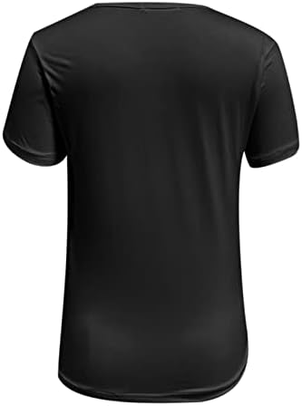 Ženska majica za Dan Svetog Patrika Casual praznični vrhovi kratki rukav Shamrocks Print T-Shirt Crew Neck labave Dressy bluze