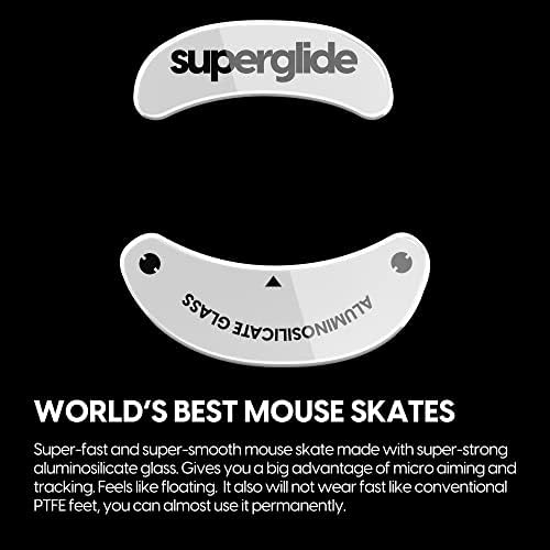 Superglide-najbrže i najglatkije mišje noge / klizaljke napravljene od Ultra jakog besprijekornog stakla Super brzo glatkog i izdržljivog