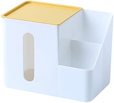 WEIPING - plastična stolna kutija za pohranu multifunkcionalne kutije za lice sa daljinskim upravljačem za kućnu kancelariju