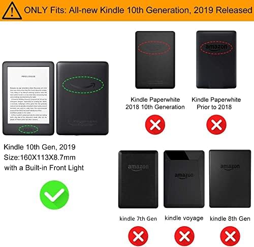 Futrola za Kindle 10. generaciju 2019-Smart Auto Wake Sleep, poklopac kućišta kompatibilan sa izdanjem Kindle 10. generacije 2019-slatka