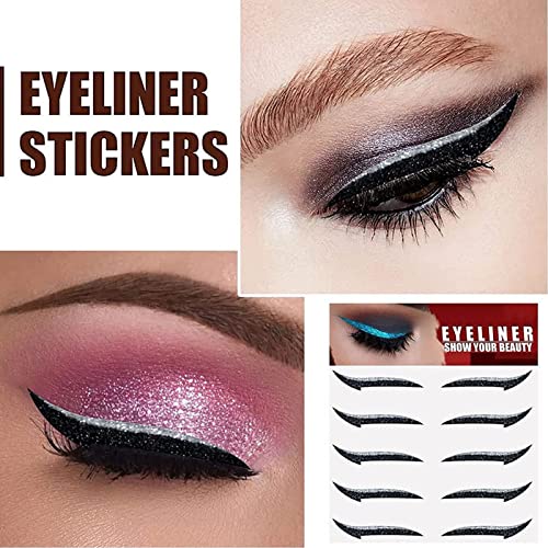 Trčanje home Stick na Eyeliner, Stick na Eyeliner trake, Stick na šljokicama Eyeliner trake, Stick na Eyeliner trake,eyeliner naljepnice za oči