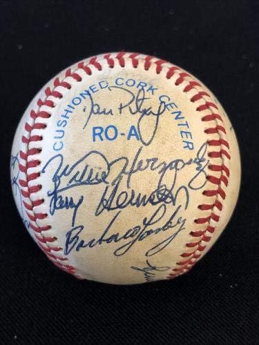 1984. ETROIT TIGERS tim WS šampioni potpisali su autogramirani MLB bejzbol JSA - autogramirani bejzbol