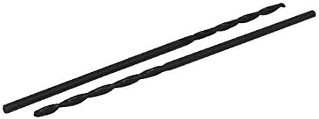 X-DREE prečnika 1,8 mm prečnika 50 mm dužine HSS spiralna flauta ravna bušilica za uvijanje rupa Crna 20kom(prečnika 1,8 mm prečnika