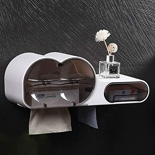 Seasd potpuno montirani tkivni kutija Creative Roll papir poluautomatski otvor za skladištenje kutija prozirna prozora Pribor za kupatilo