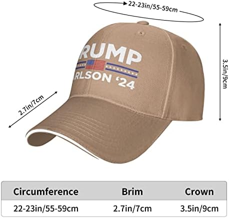 Tucker Carlson 2024 Hat Trump VP Tucker Carlson 2024 Hat za žene tata grafički šešir