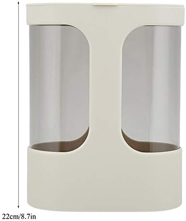 Fdit zidni prozirni držač za papirne čaše sa dozatorom za čaše sa automatskim policom za skladištenje čaša za zaštitu od prašine