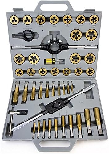 Timmyhouse Die Set Metric 45 PC Dodirnite mm Titan Tungsten Čelik Jumbo Thread ReTool