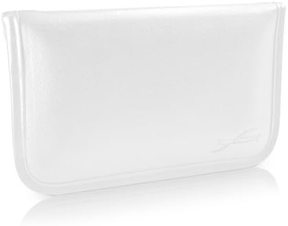 Boxwave Case Kompatibilan sa Samsung Galaxy K Zoom - Elite kožna messenger torbica, sintetička kožna poklopac koverte za kovertu za Samsung Galaxy K Zoom - bjelory White