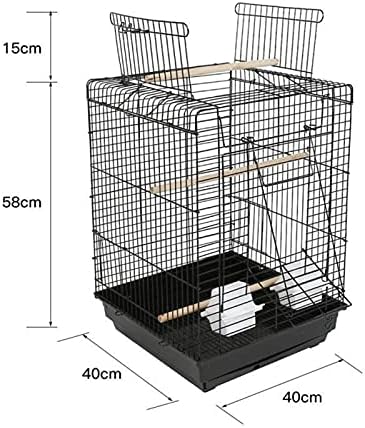 Birdcage Veliki kavez za ptice Veliki kavez za uzgoj pipeonskog kaveza Parrot gnijezdo Privjesak akril ptica kavez Parrot isporučuje