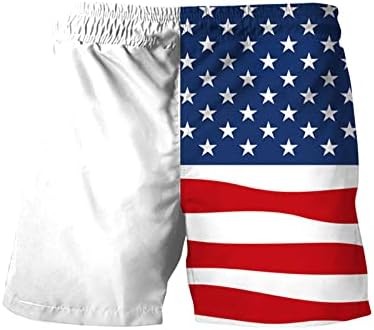 Bmisegm šorc za muškarce muške Spring Summer Casual šorc hlače zastave štampane Patchwork sportske hlače na plaži duge plivačke hlače