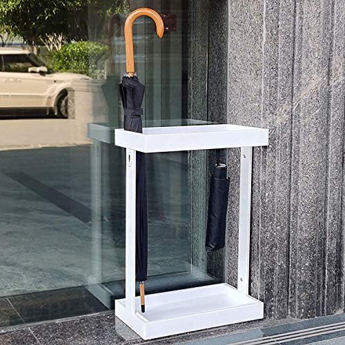 LxDZXY kišobran, metalni stalak za kišobran sa dodacima, jednostavan za instalaciju i upotrebu, kvadratni bez stožerskog držača kišobrana