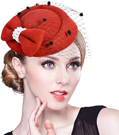 Napolju čaj partijski šešir PILLBOX šešir s cvijećem mrežice trake perje vjenčani čaj partijski šešir za ruke ručno izrađene kose
