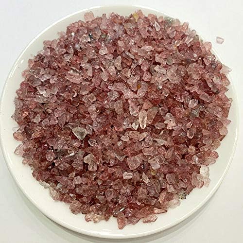 SEEWOODE AG216 50g prirodni jagoda kvarc šljunka Kristal Mineral očisti Degaussing prirodno kamenje i minerali poklon