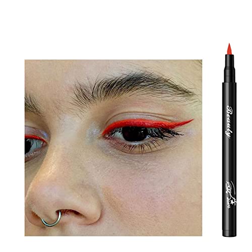 npkgvia Rainbow Color Eyeliner 12 boja prirodni dugotrajni vodootporni pigmentirani Eyeliner za Božić Makeup Thank Later Setting Spray