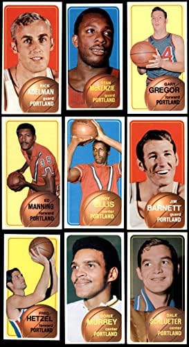 1970-71 TOPPS Portland Trail Blazers Team Set Portland Trail Blazers Ex + Trail Blazers