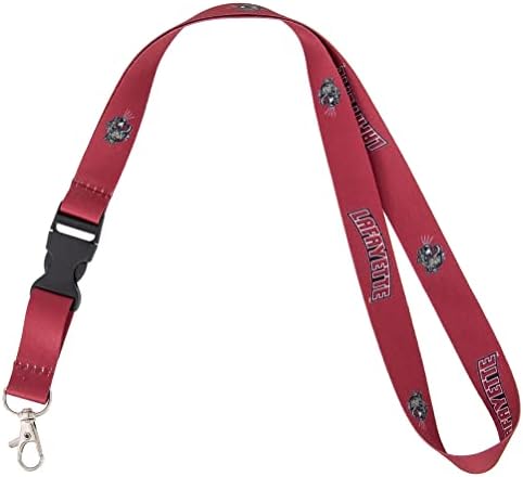 Lafayette College Lanyard Leopards Ključevi za automobile ID značke držač za tastera odvojiva odvojiva pukotine