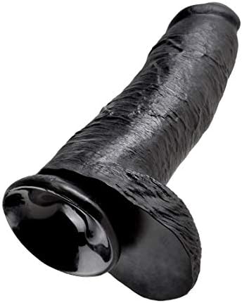 PiperDream kralj penis sa kuglicama, crna, 12 inča