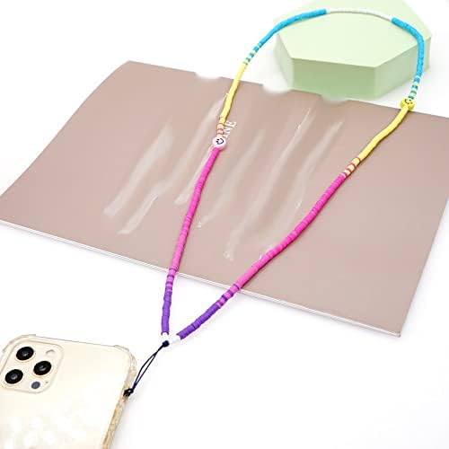 LEPSJGC meka Keramika personalizirana 80cm dugačka Vezica za lanac za mobilni telefon protiv gubitka