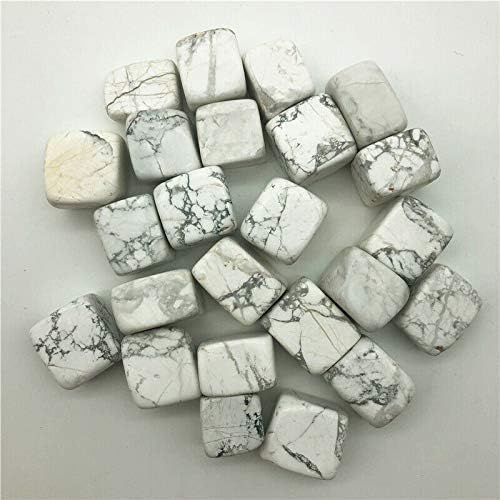 Laaalid XN216 100g 10-30mm Bijeli tirkizni šljunak Bulk Tirquoise Bijeli drobljenje Kristalno riblje spremnik Prirodni kamenje i minerali