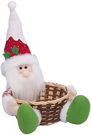 Candy Basket Santa Snowman Basket Desktop ukrasi Božićni ukrasi Božić-251