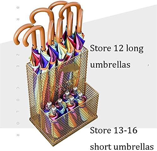 Wxxgy kišobran postolje Creative Fashion Metal Hollowout Kišobran može pohraniti 25-28 dugačkih i kratkih kišobrana / b / 35x24x46cm