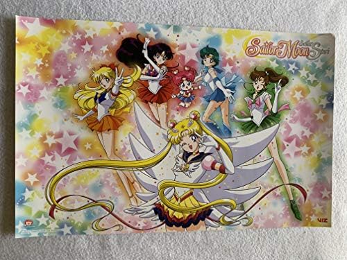 Sailor Moon Mornar Stars - 11 X17 D / S originalni promo TV poster NYCC 2019 Viz Media