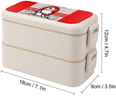 Kanadski materijal pšeničnog vlakana Bento ručak kutija nepropusne posude za djecu i odrasle